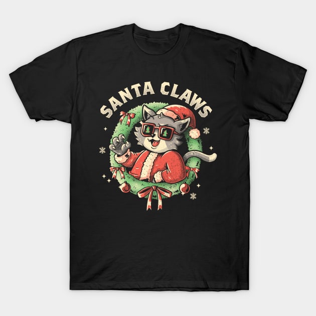 Santa Claws Ugly Sweater by Tobe Fonseca T-Shirt by Tobe_Fonseca